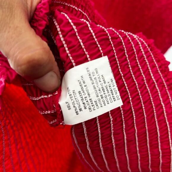 SNDYS Revolve Magenta Pink Smocked Mini Dress Size 2 Y2K Barbie Bratz - Picture 8 of 12